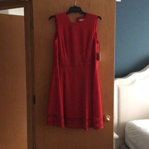 Calvin Klein 14w Red Dress